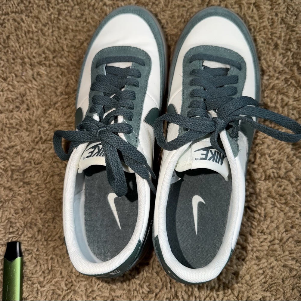 Women’s Nike Killshot 2 Sneakers Off White And Green Size 8.5 - Picture 5 of 7